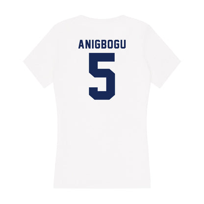 Rice - NCAA Football : Chike Anigbogu - Women's V-Neck T-Shirt-1