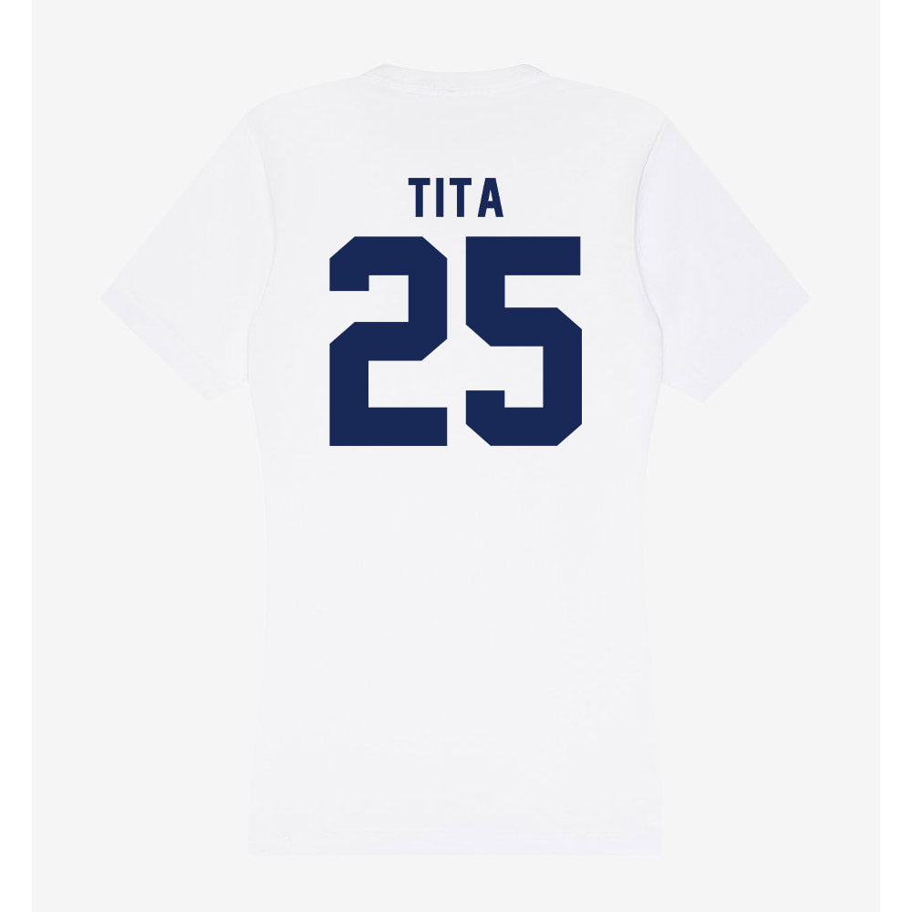 Rice - NCAA Football : Blaise Tita - Women's V-Neck T-Shirt-1