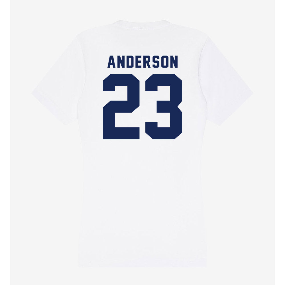 Rice - NCAA Men's Basketball : Nick Anderson - Women's V-Neck T-Shirt-1