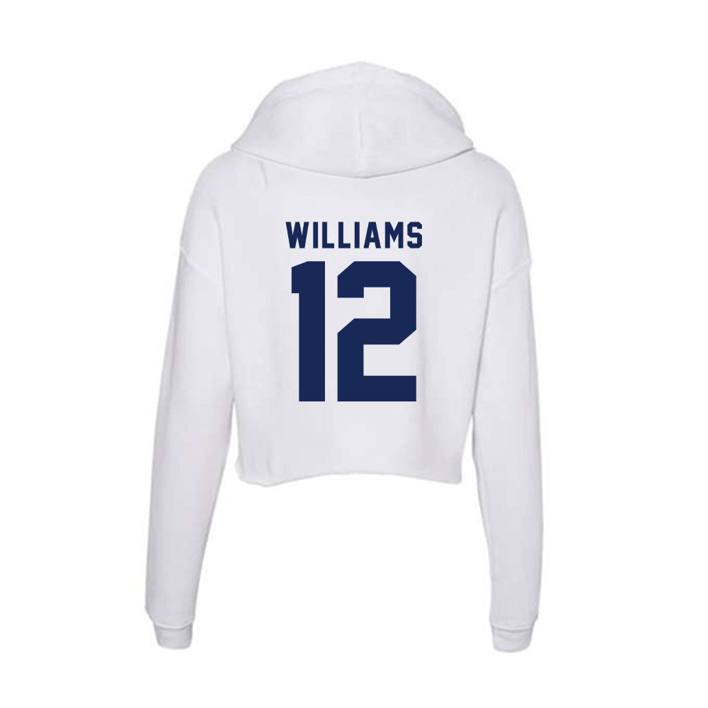 Rice - NCAA Football : Joshua Williams - Women's Crop Fleece Hoodie-1