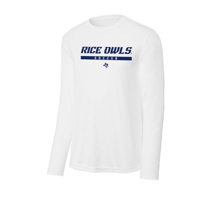 Rice - NCAA Women's Soccer : Natalie Diaz - Activewear Long Sleeve T-Shirt-0