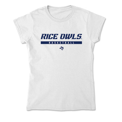 Rice - NCAA Women's Basketball : Louann Battiston - Soft Style Women’s T-Shirt-0