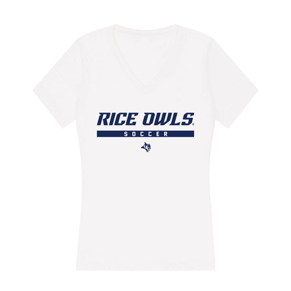 Rice - NCAA Women's Soccer : Dayo Tennyson - Women's V-Neck T-Shirt-0