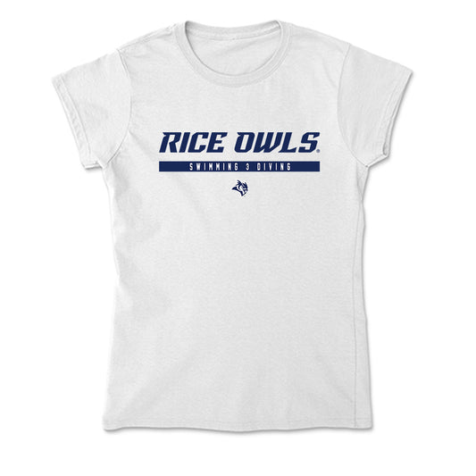 Rice - NCAA Women's Swimming & Diving : Antonina Harned - Soft Style Women’s T-Shirt-0