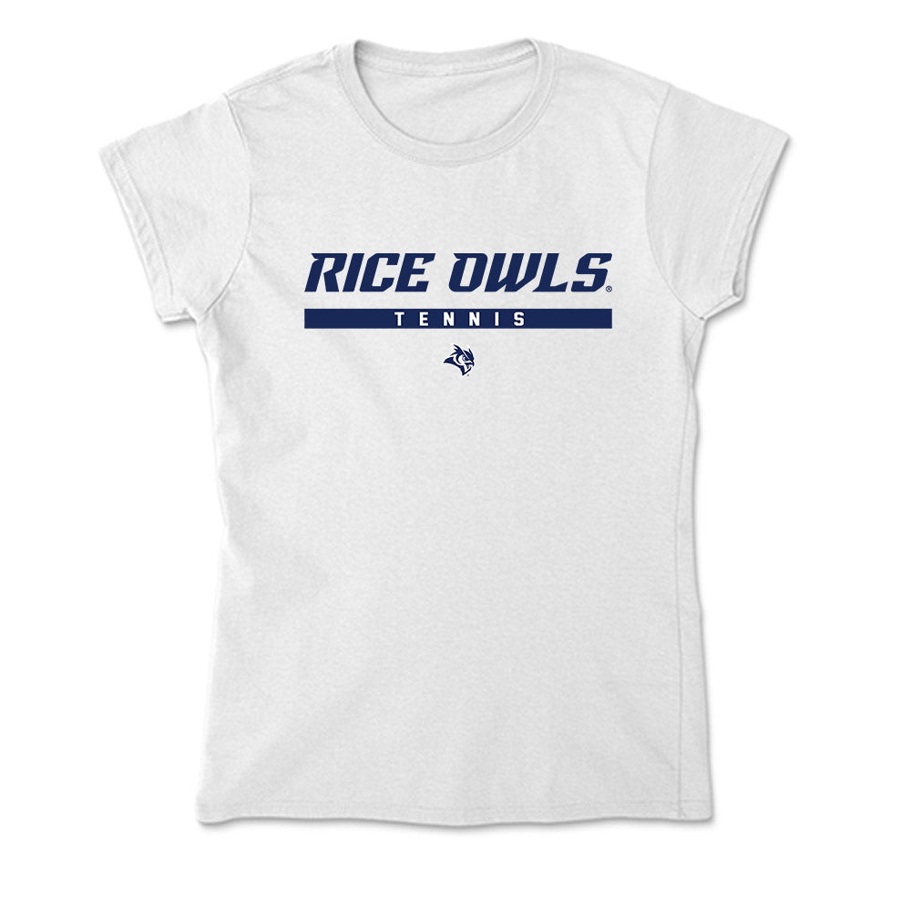 Rice - NCAA Men's Tennis : Eduardo Morais - Soft Style Women’s T-Shirt-0