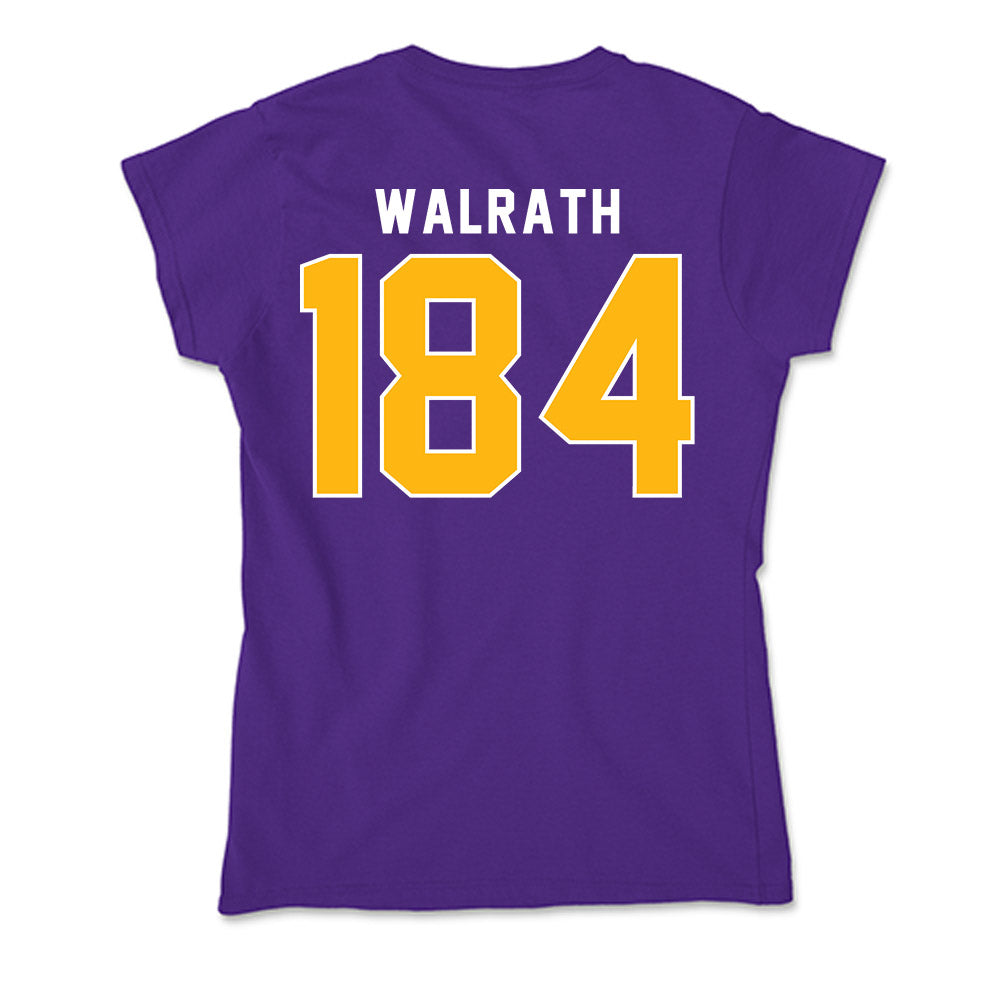 Northern Iowa - NCAA Wrestling : C.J. Walrath - Soft Style Women’s T-Shirt-1