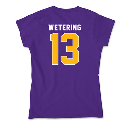 Northern Iowa - NCAA Women's Basketball : Shateah Wetering - Soft Style Women’s T-Shirt-1