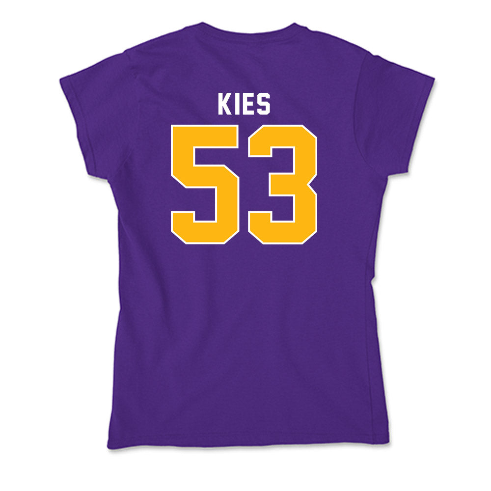 Northern Iowa - NCAA Football : Jarrett Kies - Soft Style Women’s T-Shirt-1