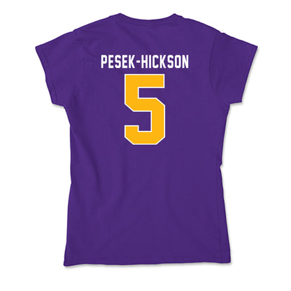 Northern Iowa - NCAA Football : Amauri Pesek-Hickson - Soft Style Women’s T-Shirt-1