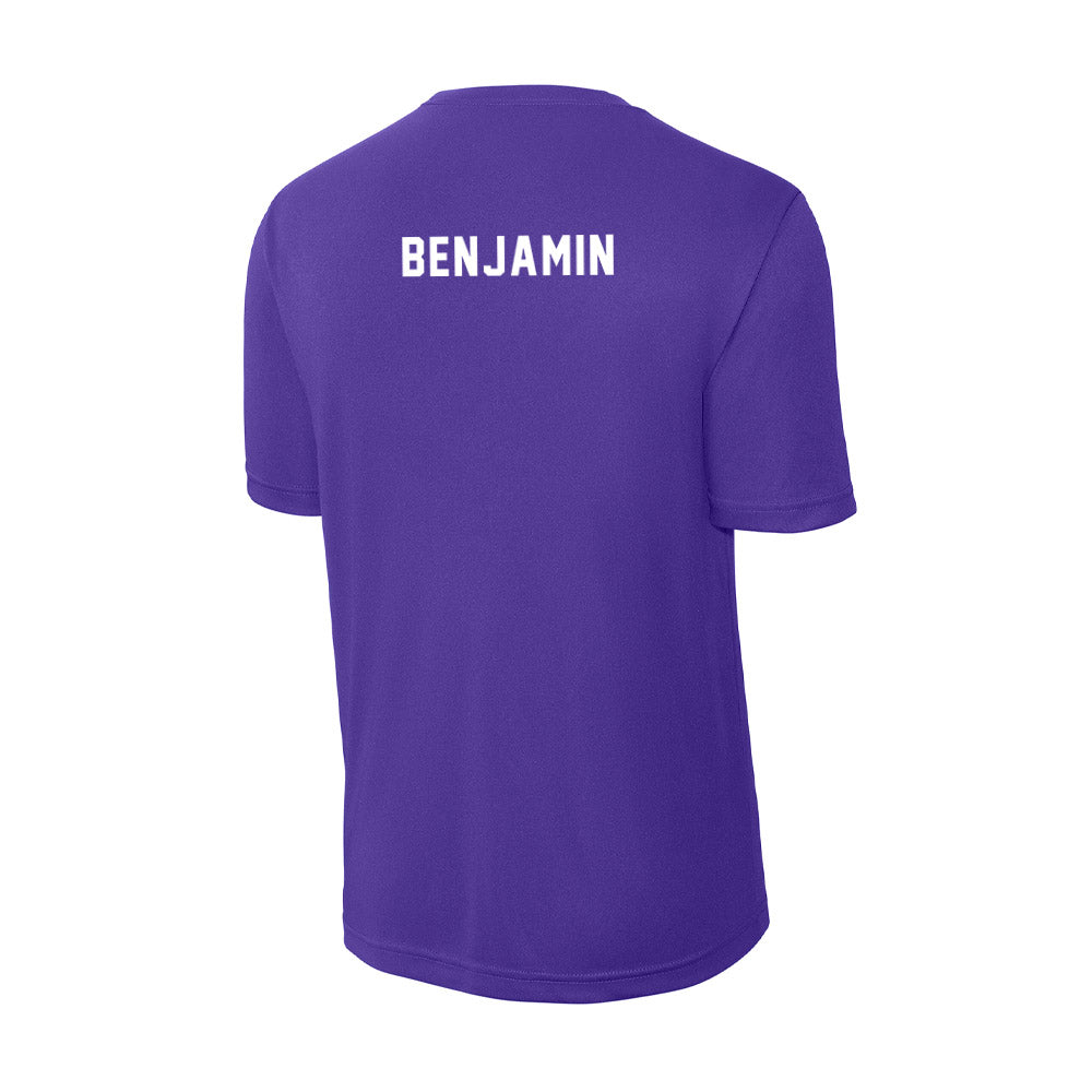 Northern Iowa - NCAA Women's Swimming & Diving : Crystal Benjamin - Activewear T-Shirt-1