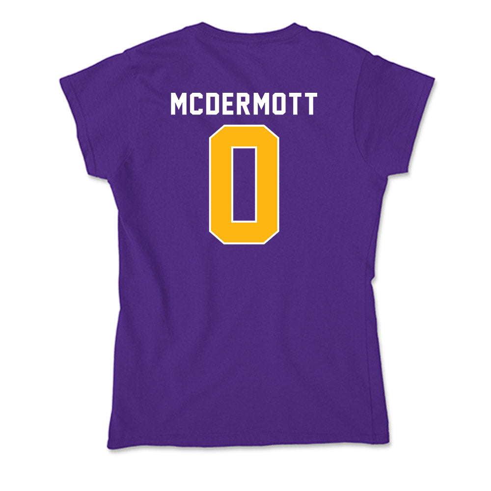 Northern Iowa - NCAA Women's Basketball : Maya McDermott - Soft Style Women’s T-Shirt-1