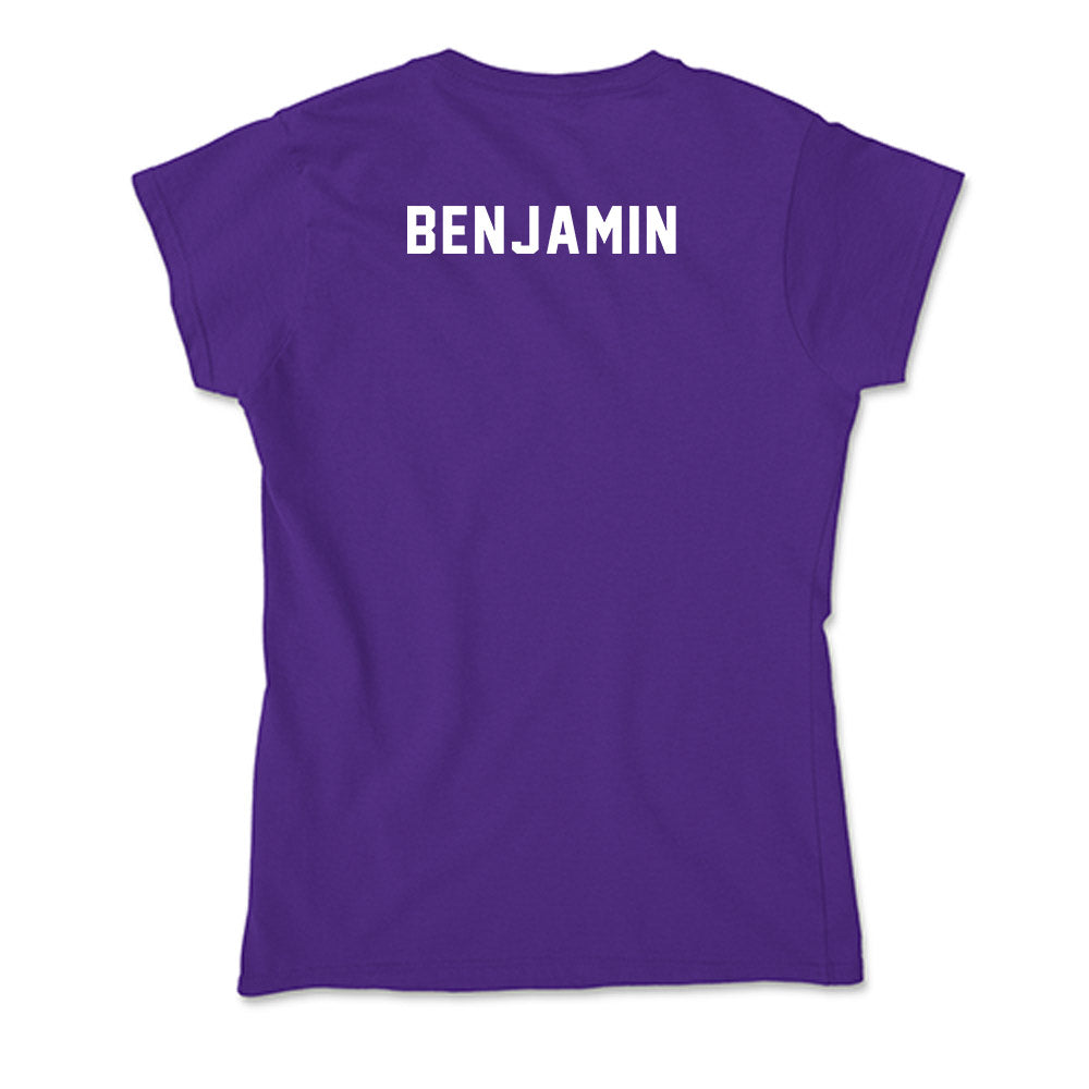 Northern Iowa - NCAA Women's Swimming & Diving : Crystal Benjamin - Soft Style Women’s T-Shirt-1