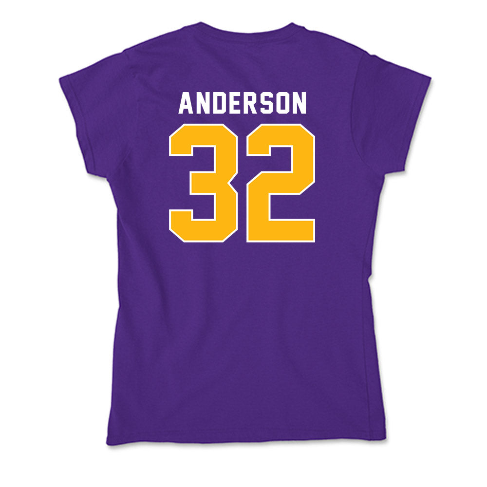 Northern Iowa - NCAA Men's Basketball : Tytan Anderson - Soft Style Women’s T-Shirt-1