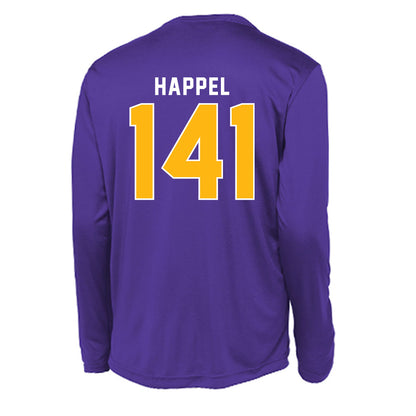 Northern Iowa - NCAA Wrestling : Cael Happel - Activewear Long Sleeve T-Shirt