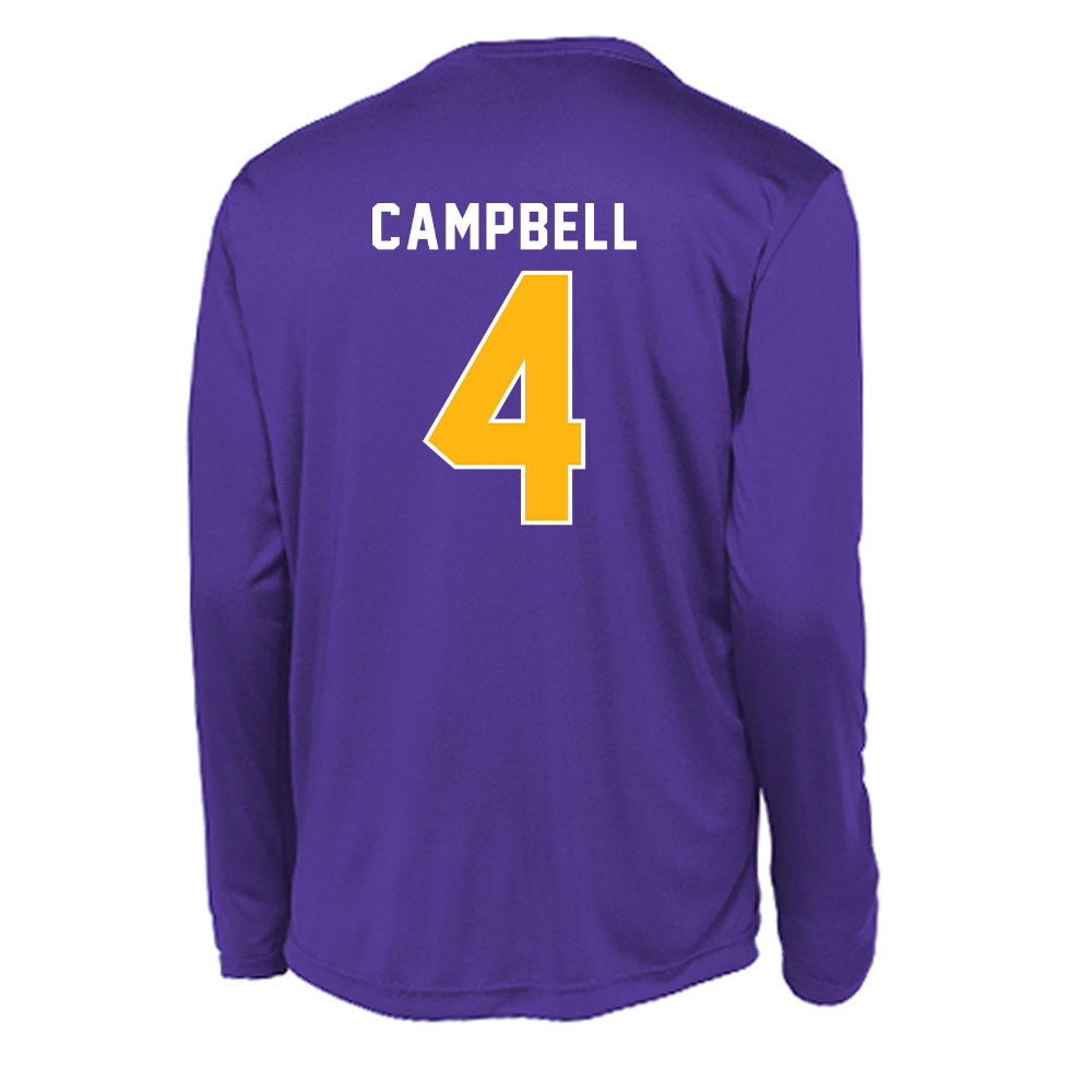 Northern Iowa - NCAA Men's Basketball : Trey Campbell - Activewear Long Sleeve T-Shirt