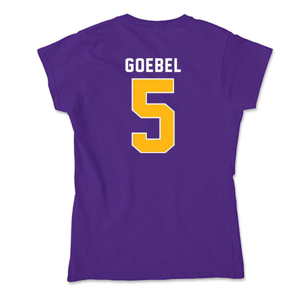 Northern Iowa - NCAA Women's Basketball : Ryley Goebel - Soft Style Women’s T-Shirt-1