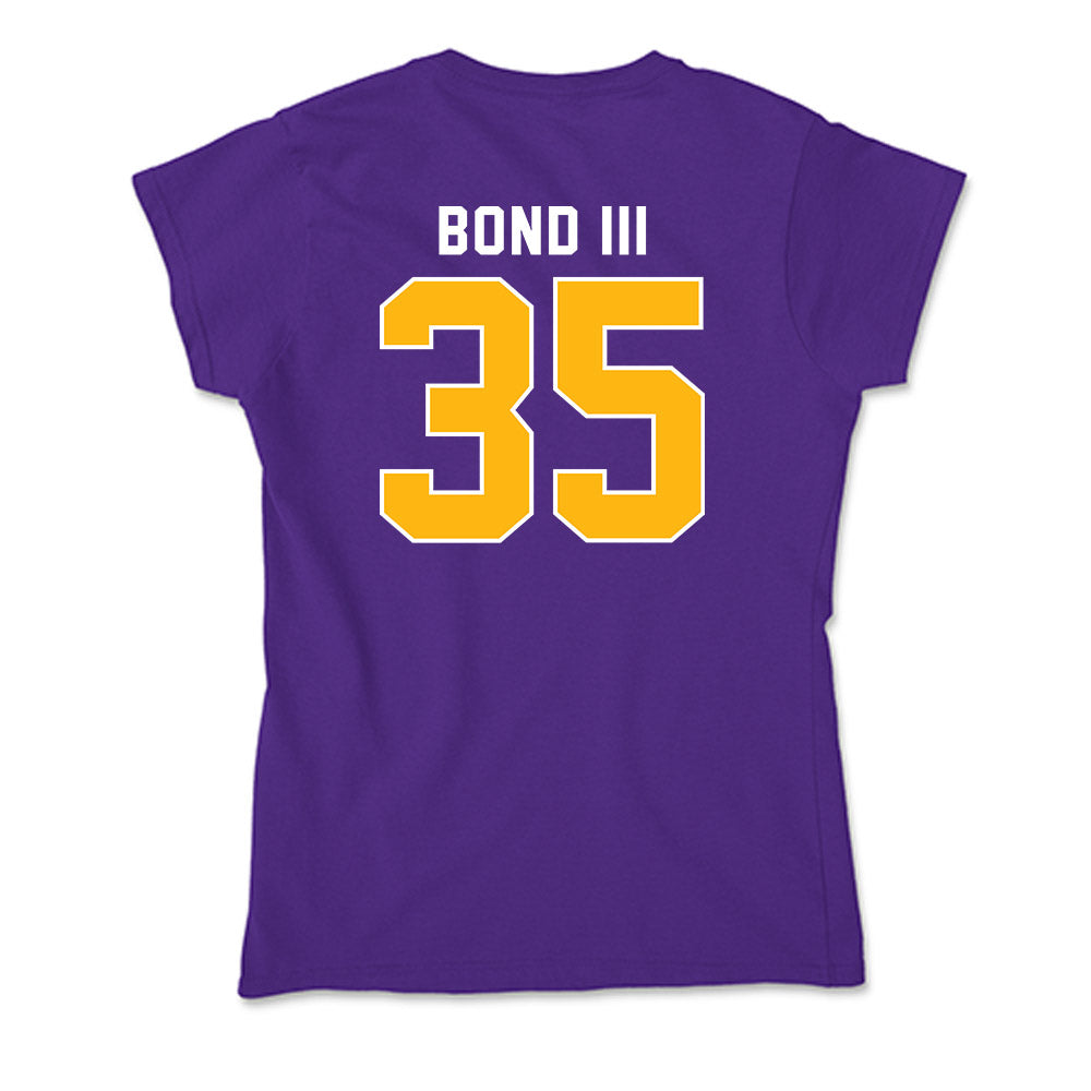 Northern Iowa - NCAA Men's Basketball : Leon Bond III - Soft Style Women’s T-Shirt-1