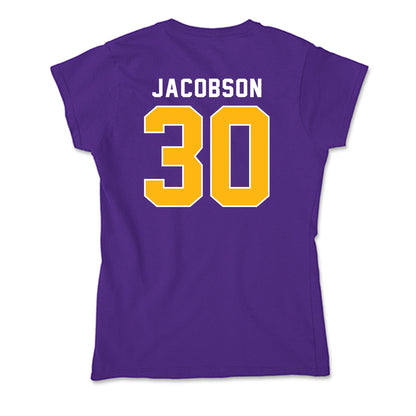 Northern Iowa - NCAA Men's Basketball : Hunter Jacobson - Soft Style Women’s T-Shirt-1