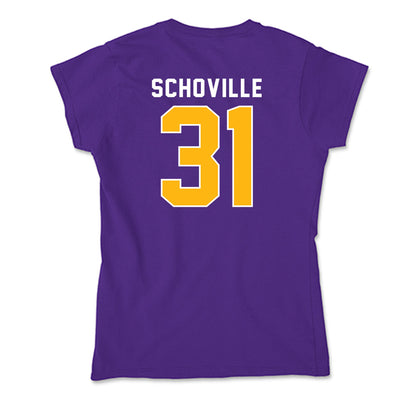 Northern Iowa - NCAA Football : Ethan Schoville - Soft Style Women’s T-Shirt-1