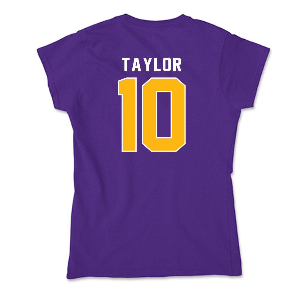 Northern Iowa - NCAA Men's Basketball : RJ Taylor - Soft Style Women’s T-Shirt-1