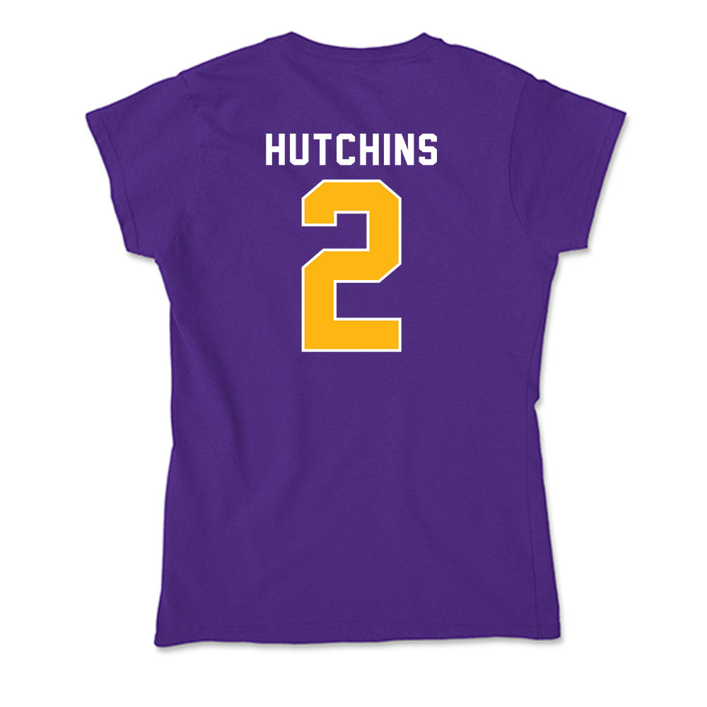Northern Iowa - NCAA Men's Basketball : Geon Hutchins - Soft Style Women’s T-Shirt-1