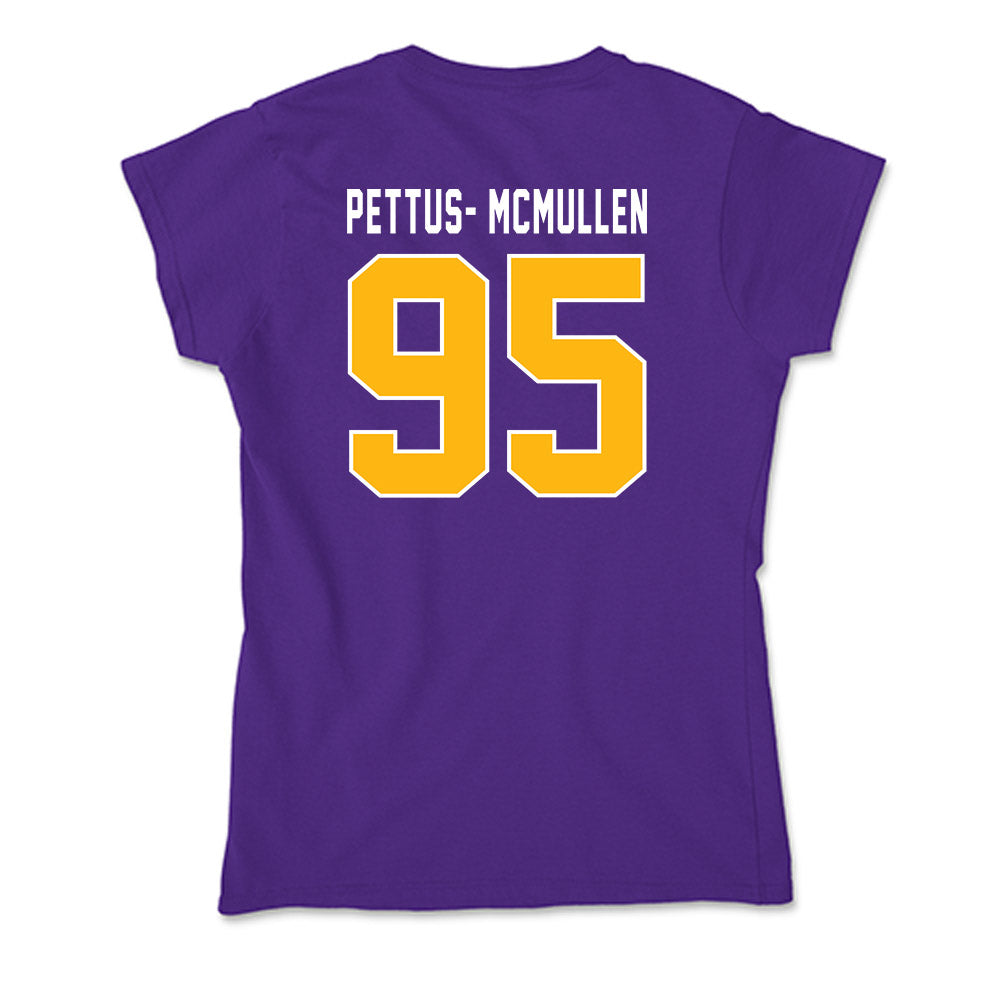 Northern Iowa - NCAA Football : Jaylen Pettus- McMullen - Soft Style Women’s T-Shirt-1