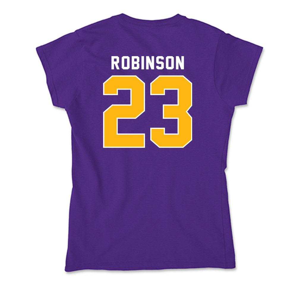 Northern Iowa - NCAA Women's Basketball : Bri Robinson - Soft Style Women’s T-Shirt-1