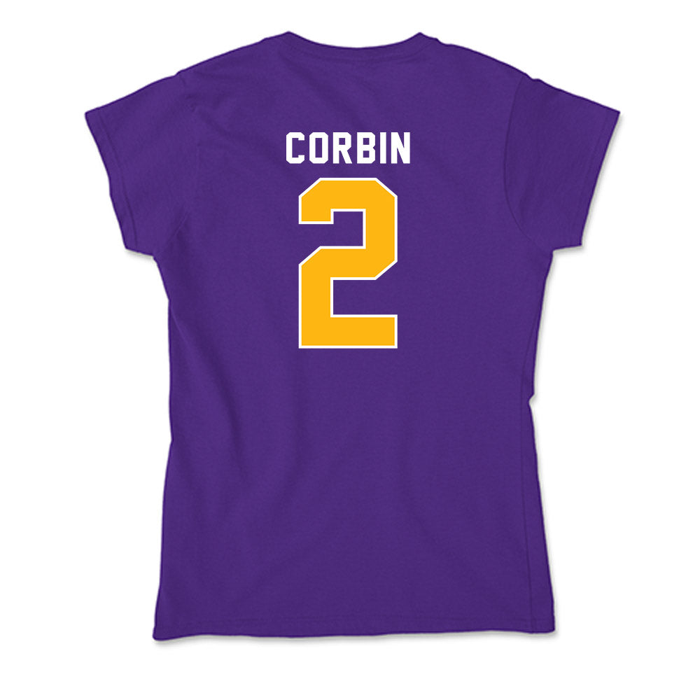 Northern Iowa - NCAA Women's Basketball : Kaylee Corbin - Soft Style Women’s T-Shirt-1