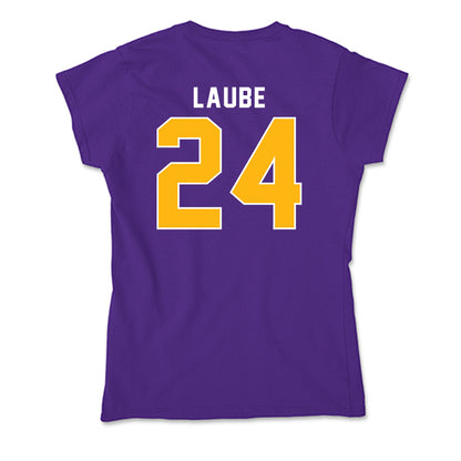 Northern Iowa - NCAA Women's Basketball : Kayba Laube - Soft Style Women’s T-Shirt-1