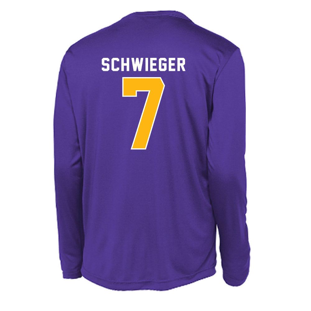 Northern Iowa - NCAA Men's Basketball : Ben Schwieger - Activewear Long Sleeve T-Shirt