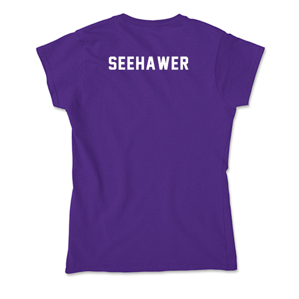 Northern Iowa - NCAA Women's Swimming & Diving : Paige Seehawer - Soft Style Women’s T-Shirt-1