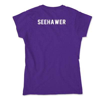 Northern Iowa - NCAA Women's Swimming & Diving : Paige Seehawer - Soft Style Women’s T-Shirt-1