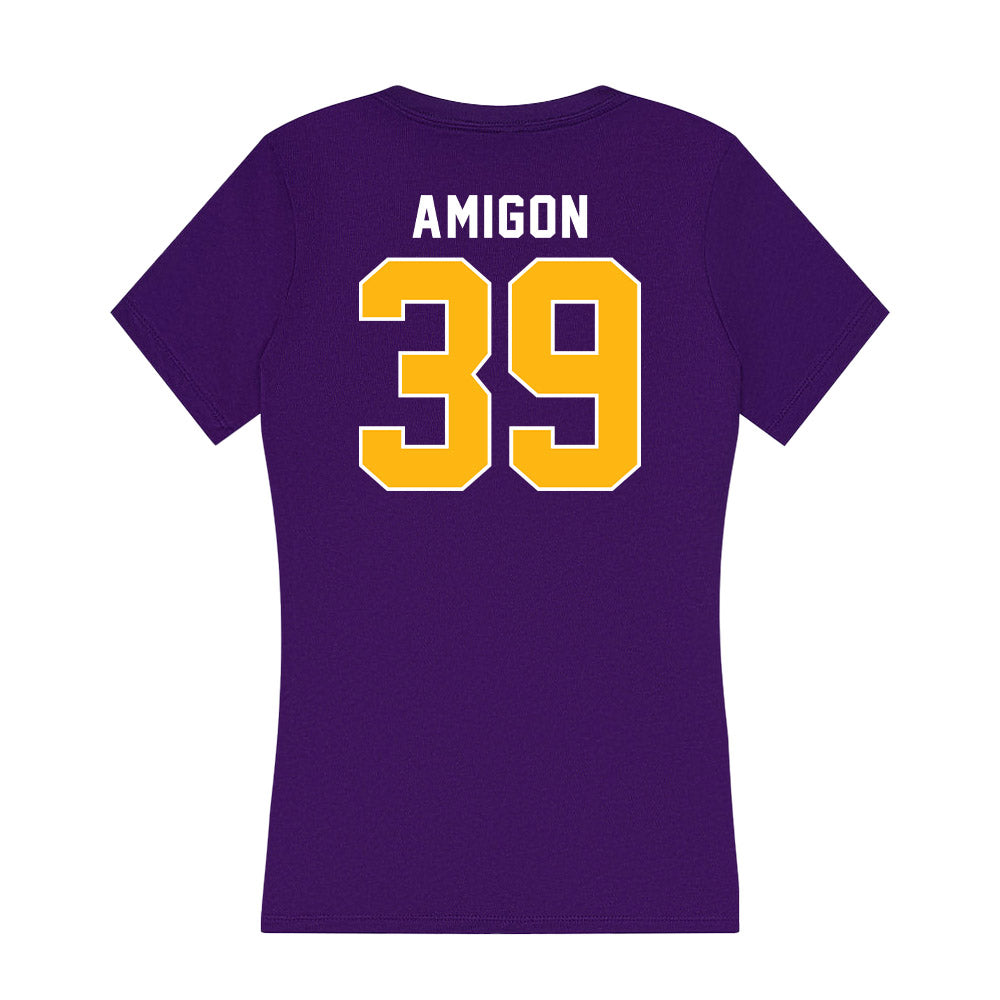 Northern Iowa - NCAA Football : Kaden Amigon - Women's V-Neck T-Shirt-1