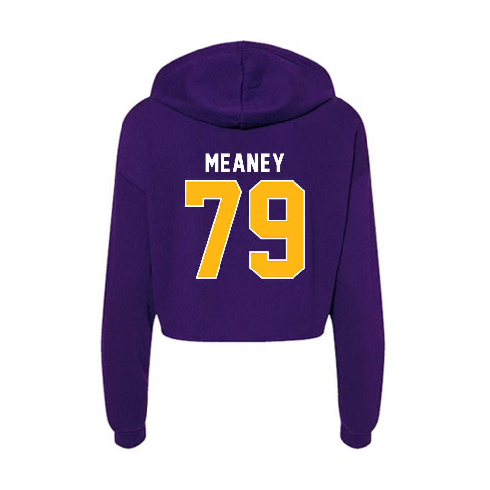Northern Iowa - NCAA Football : Gabe Meaney - Women's Crop Fleece Hoodie-1