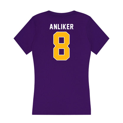 Northern Iowa - NCAA Women's Soccer : Ella Anliker - Women's V-Neck T-Shirt-1