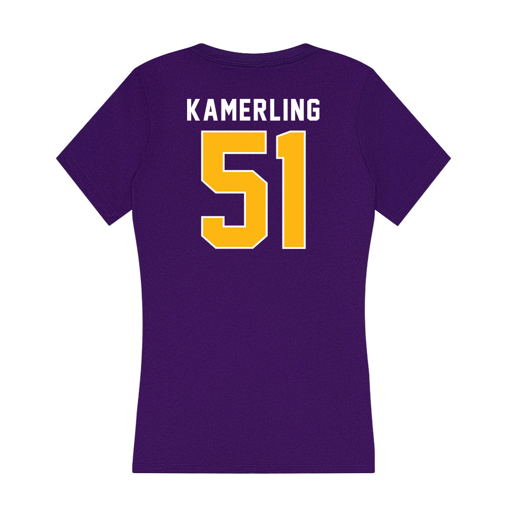 Northern Iowa - NCAA Football : Keean Kamerling - Women's V-Neck T-Shirt-1