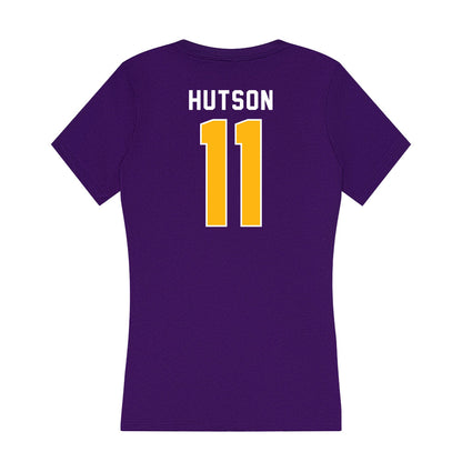 Northern Iowa - NCAA Men's Basketball : Jacob Hutson - Women's V-Neck T-Shirt-1