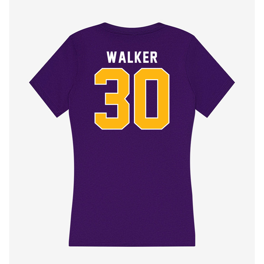 Northern Iowa - NCAA Women's Basketball : Lauren Walker - Women's V-Neck T-Shirt-1