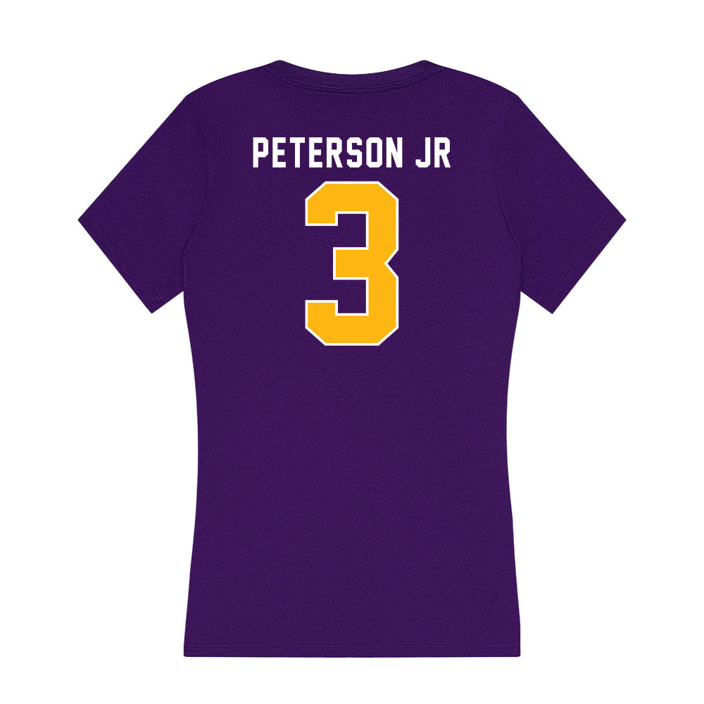 Northern Iowa - NCAA Football : Robbie Peterson Jr - Women's V-Neck T-Shirt-1