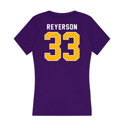 Northern Iowa - NCAA Women's Basketball : Katy Reyerson - Women's V-Neck T-Shirt-1