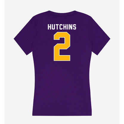 Northern Iowa - NCAA Men's Basketball : Geon Hutchins - Women's V-Neck T-Shirt-1