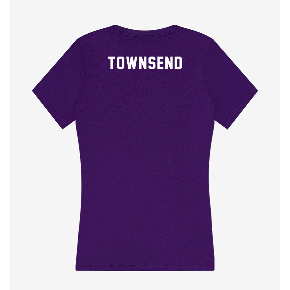 Northern Iowa - NCAA Men's Track & Field : Jordan Townsend - Women's V-Neck T-Shirt-1