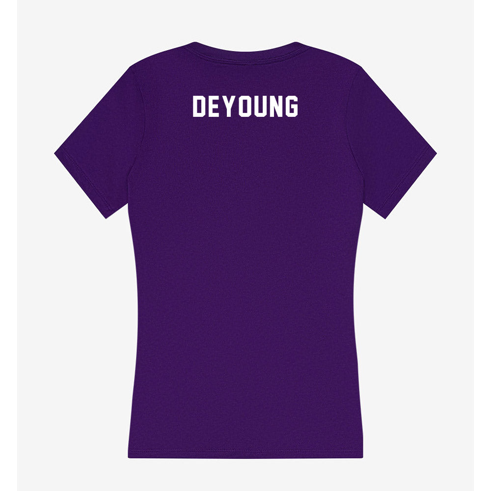 Northern Iowa - NCAA Men's Track & Field : Josiah DeYoung - Women's V-Neck T-Shirt-1