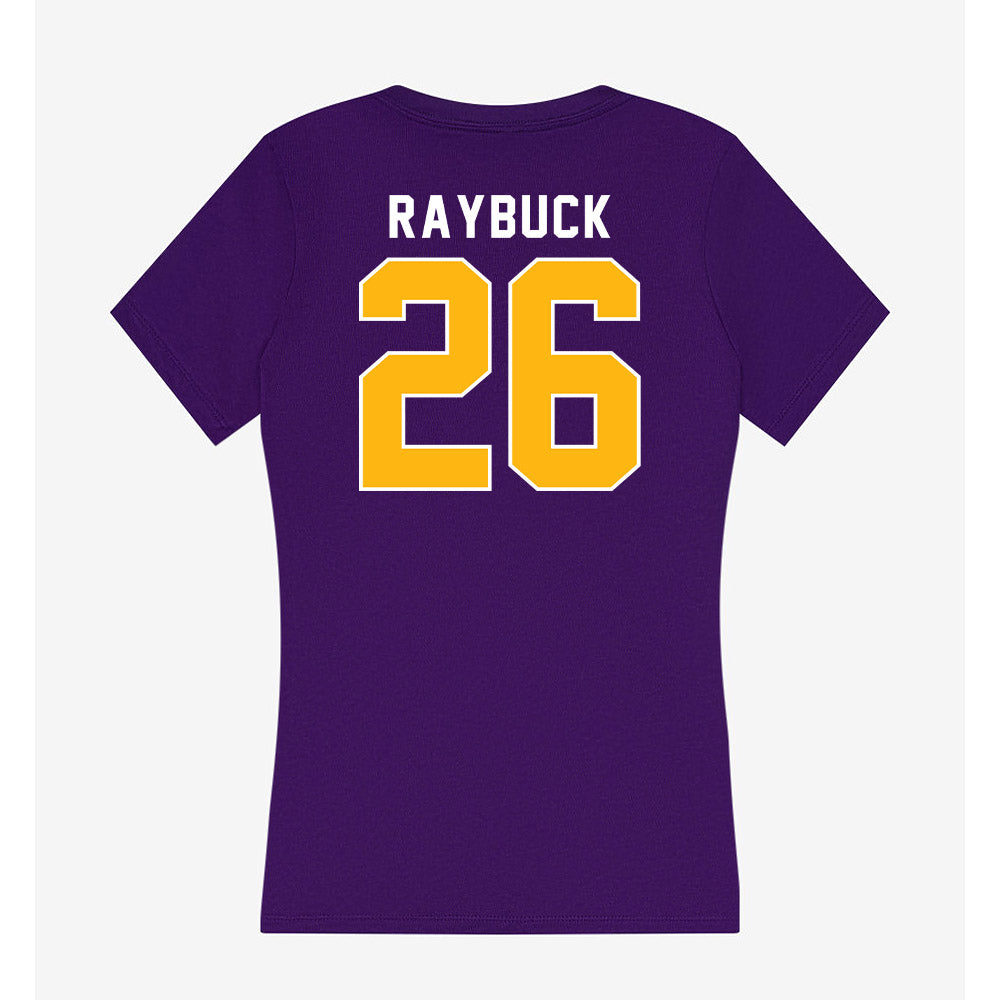 Northern Iowa - NCAA Football : John Raybuck - Women's V-Neck T-Shirt-1