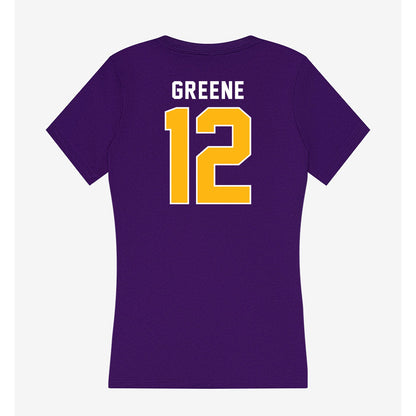 Northern Iowa - NCAA Women's Basketball : Anna Greene - Women's V-Neck T-Shirt-1