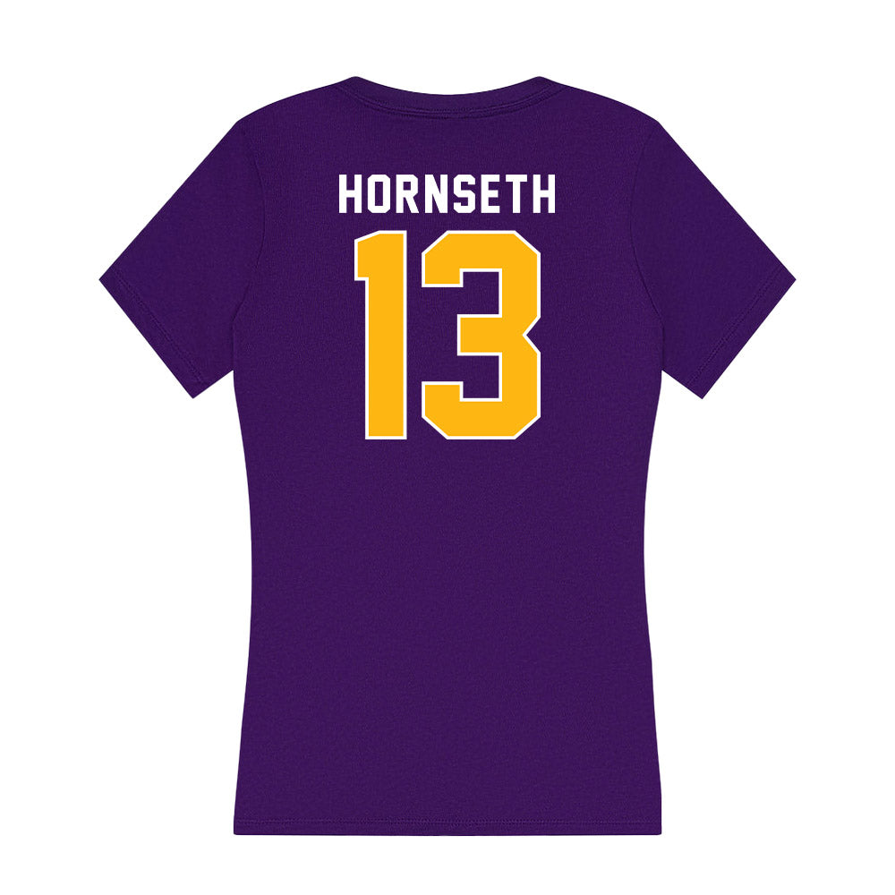 Northern Iowa - NCAA Men's Basketball : Will Hornseth - Women's V-Neck T-Shirt-1