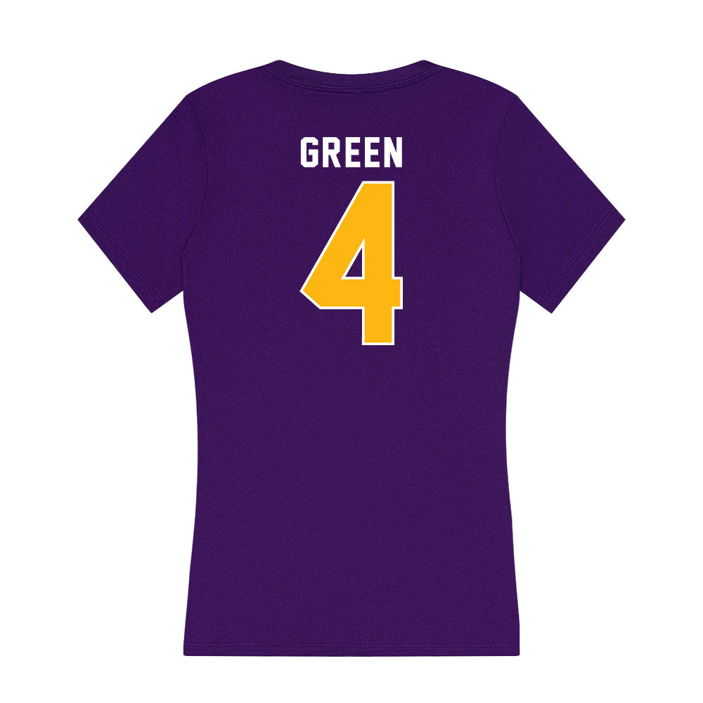 Northern Iowa - NCAA Women's Basketball : Emerson Green - Women's V-Neck T-Shirt-1