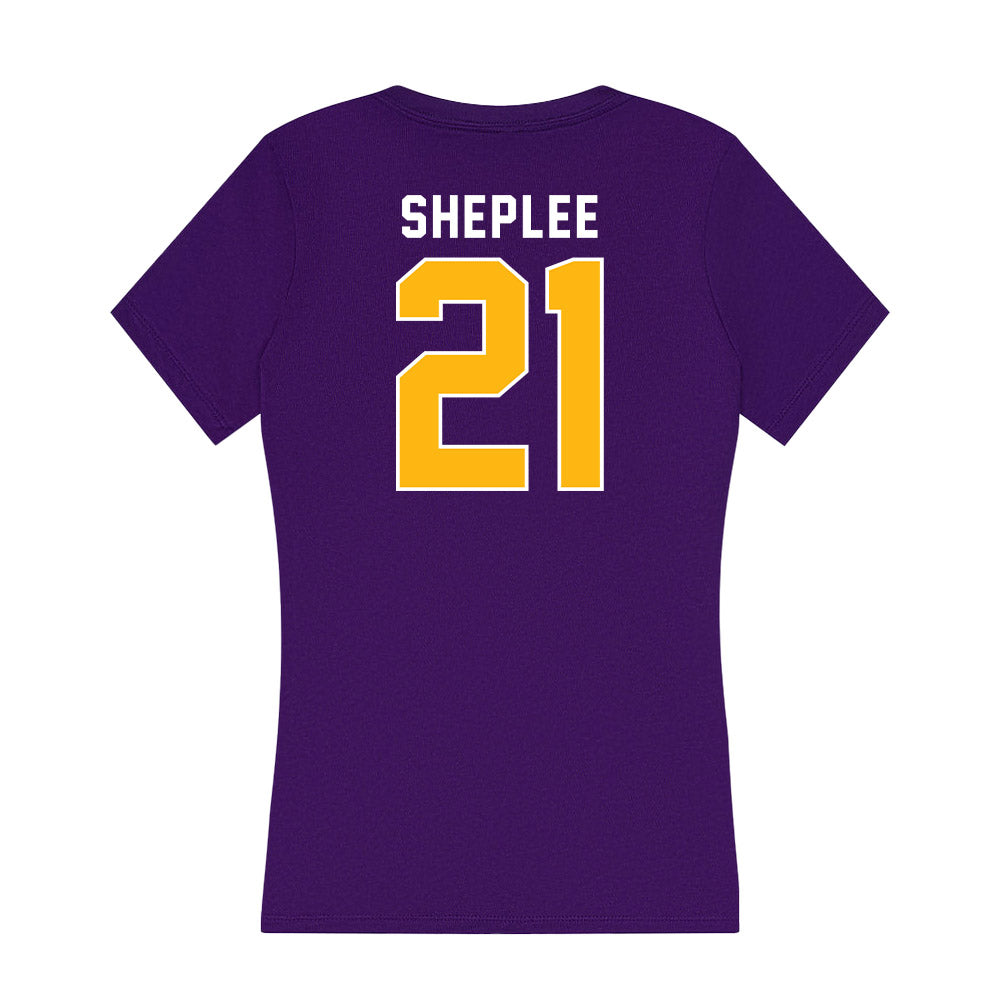 Northern Iowa - NCAA Women's Basketball : Eliana Sheplee - Women's V-Neck T-Shirt-1