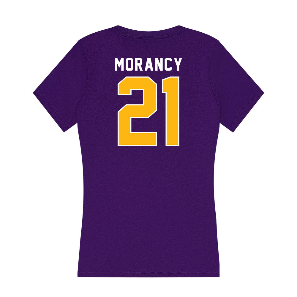 Northern Iowa - NCAA Football : Sergio Morancy - Women's V-Neck T-Shirt-1