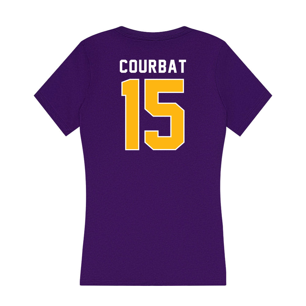 Northern Iowa - NCAA Men's Basketball : Cade Courbat - Women's V-Neck T-Shirt-1